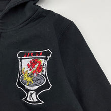 Load image into Gallery viewer, Boys RAMO, fleece lined zip hoodie sweater, martial arts, GUC, size 6,  