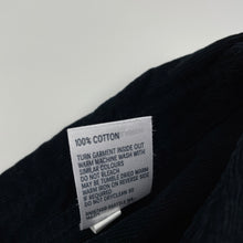 Load image into Gallery viewer, Boys Anko, dark navy corduroy cotton long sleeve shirt, EUC, size 14,  