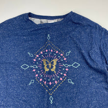 Load image into Gallery viewer, Girls Target, lightweight knit long sleeve top, butterflies, GUC, size 12,  