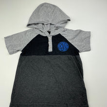 Load image into Gallery viewer, Boys DKNY, soft feel hooded t-shirt / top, GUC, size 4,  