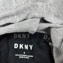 Load image into Gallery viewer, Boys DKNY, soft feel hooded t-shirt / top, GUC, size 4,  