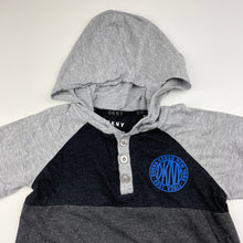 Load image into Gallery viewer, Boys DKNY, soft feel hooded t-shirt / top, GUC, size 4,  