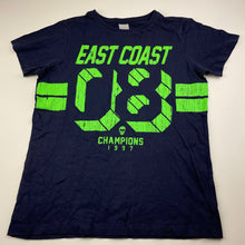 Load image into Gallery viewer, Boys Target, navy cotton t-shirt / top, EUC, size 9,  