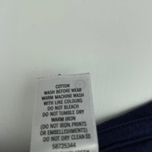 Load image into Gallery viewer, Boys Target, navy cotton t-shirt / top, EUC, size 9,  