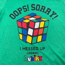 Load image into Gallery viewer, Boys Rubik's, cube, pyjama t-shirt / top, FUC, size 7,  