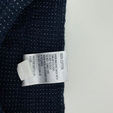 Load image into Gallery viewer, Boys Anko, navy cotton short sleeve shirt, GUC, size 5,  