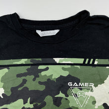 Load image into Gallery viewer, Boys Ollie's Place, black t-shirt / top, gamer, GUC, size 10,  