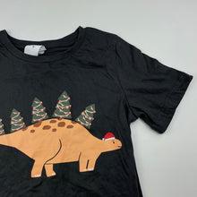 Load image into Gallery viewer, Boys Big W, cotton Christmas t-shirt / top, dinosaur, EUC, size 4,  