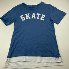 Load image into Gallery viewer, Boys Urban Supply, blue cotton t-shirt / top, skate, GUC, size 8,  