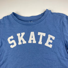 Load image into Gallery viewer, Boys Urban Supply, blue cotton t-shirt / top, skate, GUC, size 8,  