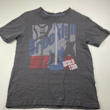 Load image into Gallery viewer, Boys Brooklyn Industries, grey cotton t-shirt / top, FUC, size 10,  