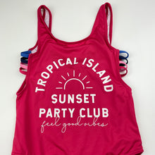 Load image into Gallery viewer, Girls Wave Zone, pink swim one-piece, EUC, size 12,  