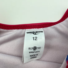 Load image into Gallery viewer, Girls Wave Zone, pink swim one-piece, EUC, size 12,  