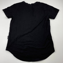 Load image into Gallery viewer, Girls HENLEYS, black cotton t-shirt / top, GUC, size 10,  