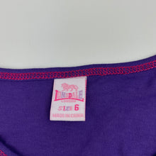 Load image into Gallery viewer, Girls Lonsdale, purple cotton singlet / tank top, EUC, size 6,  