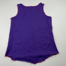 Load image into Gallery viewer, Girls Lonsdale, purple cotton singlet / tank top, EUC, size 6,  
