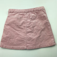 Load image into Gallery viewer, Girls H&amp;M, velvet feel stretch cotton skirt, adjustable, L: 24.5cm, FUC, size 4,  