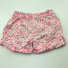 Load image into Gallery viewer, Girls Cotton On, lightweight floral cotton shorts, elasticated, FUC, size 7,  