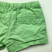 Load image into Gallery viewer, Girls Uniqlo, green cotton shorts, adjustable, FUC, size 6,  