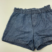 Load image into Gallery viewer, Girls Target, blue cotton shorts, elasticated, FUC, size 6,  