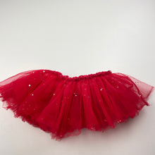 Load image into Gallery viewer, Girls Mango, red tulle tutu skirt, elasticated, L: 15cm, GUC, size 3,  