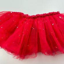 Load image into Gallery viewer, Girls Mango, red tulle tutu skirt, elasticated, L: 15cm, GUC, size 3,  