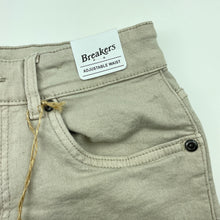 Load image into Gallery viewer, Boys Breakers, stretch denim shorts, adjustable, NEW, size 10,  