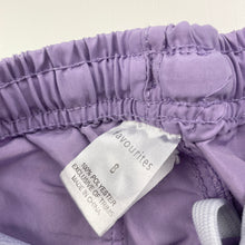 Load image into Gallery viewer, Boys Favourites, purple lightweight board shorts, elasticated, FUC, size 8,  