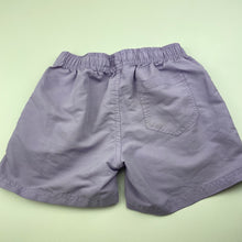 Load image into Gallery viewer, Boys Favourites, purple lightweight board shorts, elasticated, FUC, size 8,  