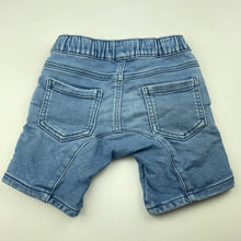 Load image into Gallery viewer, Boys Anko, stretch knit denim shorts, elasticated, FUC, size 1,  