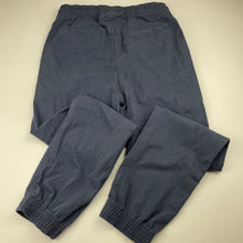 Load image into Gallery viewer, Boys Clothing &amp; Co, blue cotton casual pants, elasticated, Inside leg: 63cm, EUC, size 12,  
