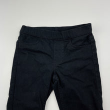 Load image into Gallery viewer, Girls H&amp;M, stretch denim jeggings, elasticated, Inside leg: 49.5cm, EUC, size 6,  