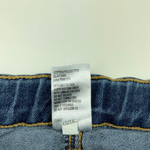 Load image into Gallery viewer, Girls H&amp;T, blue stretch denim jeans, adjustable, Inside leg: 48.5cm, GUC, size 6,  