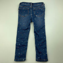 Load image into Gallery viewer, Girls Target, stretch denim jeggings, elasticated, Inside leg: 33cm, FUC, size 3,  