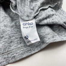 Load image into Gallery viewer, Boys Anko, grey marle cotton long sleeve t-shirt / top, GUC, size 10,  