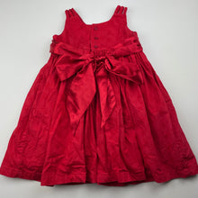Load image into Gallery viewer, Girls Blue Sky, lined broderie cotton party dress, FUC, size 1, L: 50cm