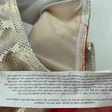 Load image into Gallery viewer, Girls CAPEZIO, red &amp; metallic gold dance leotard, EUC, size 6-7,  