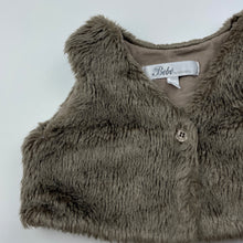 Load image into Gallery viewer, Girls Bebe by Minihaha, cotton lined faux fur vest, GUC, size 00,  