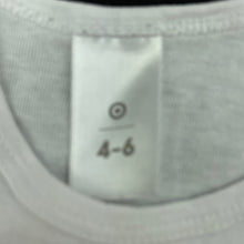 Load image into Gallery viewer, Boys Target, white cotton singlet top, GUC, size 4-6,  