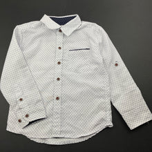 Load image into Gallery viewer, Boys CRAFT + FLOW, navy &amp; white lightweight long sleeve shirt, EUC, size 3,  