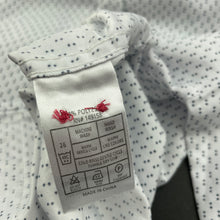 Load image into Gallery viewer, Boys CRAFT + FLOW, navy &amp; white lightweight long sleeve shirt, EUC, size 3,  