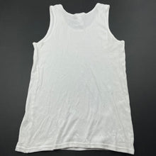 Load image into Gallery viewer, Boys Kids &amp; Co, white cotton singlet top, GUC, size 12-14,  