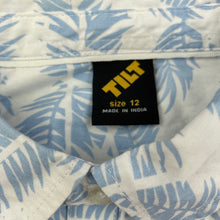 Load image into Gallery viewer, Boys Tilt, lightweight cotton long sleeve shirt, EUC, size 12,  