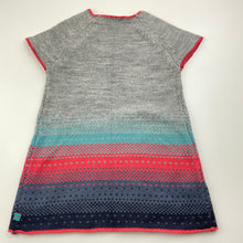 Load image into Gallery viewer, Girls Jack &amp; Milly, acrylic/wool knitted casual dress, EUC, size 1, L: 42cm
