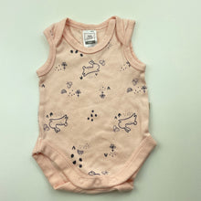 Load image into Gallery viewer, Girls Kids &amp; Co, pink cotton singletsuit / romper, EUC, size 0000,  