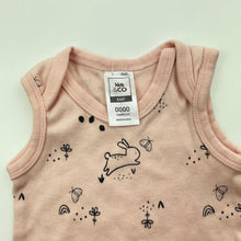 Load image into Gallery viewer, Girls Kids &amp; Co, pink cotton singletsuit / romper, EUC, size 0000,  