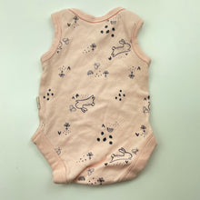 Load image into Gallery viewer, Girls Kids &amp; Co, pink cotton singletsuit / romper, EUC, size 0000,  