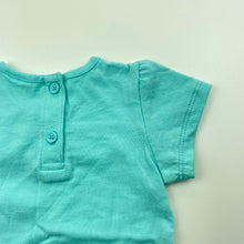 Load image into Gallery viewer, Girls Baby Berry, blue cotton t-shirt / top, butterfly, EUC, size 00,  