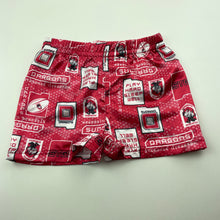 Load image into Gallery viewer, unisex NRL Supporter, St George Dragons lightweight pyjama shorts, GUC, size 1,  