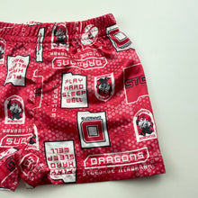 Load image into Gallery viewer, unisex NRL Supporter, St George Dragons lightweight pyjama shorts, GUC, size 1,  
